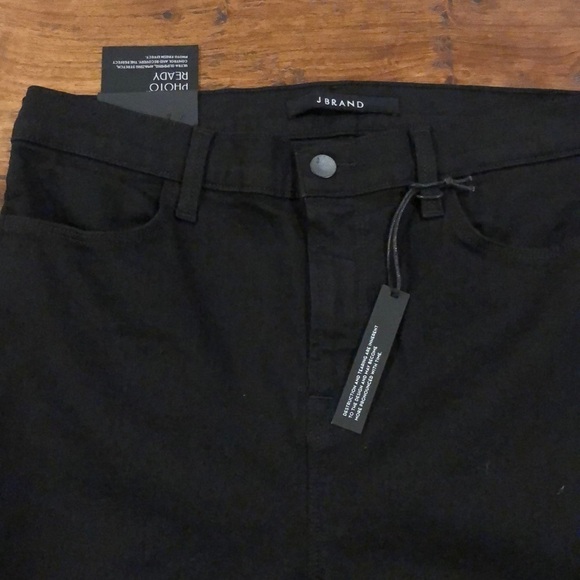 J Brand Maria High Rose Skinny Leg Black 31 - Picture 6 of 8